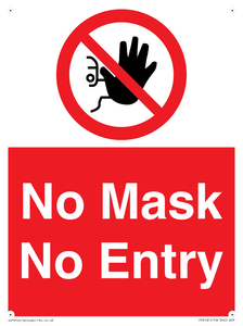 No Mask No Entry